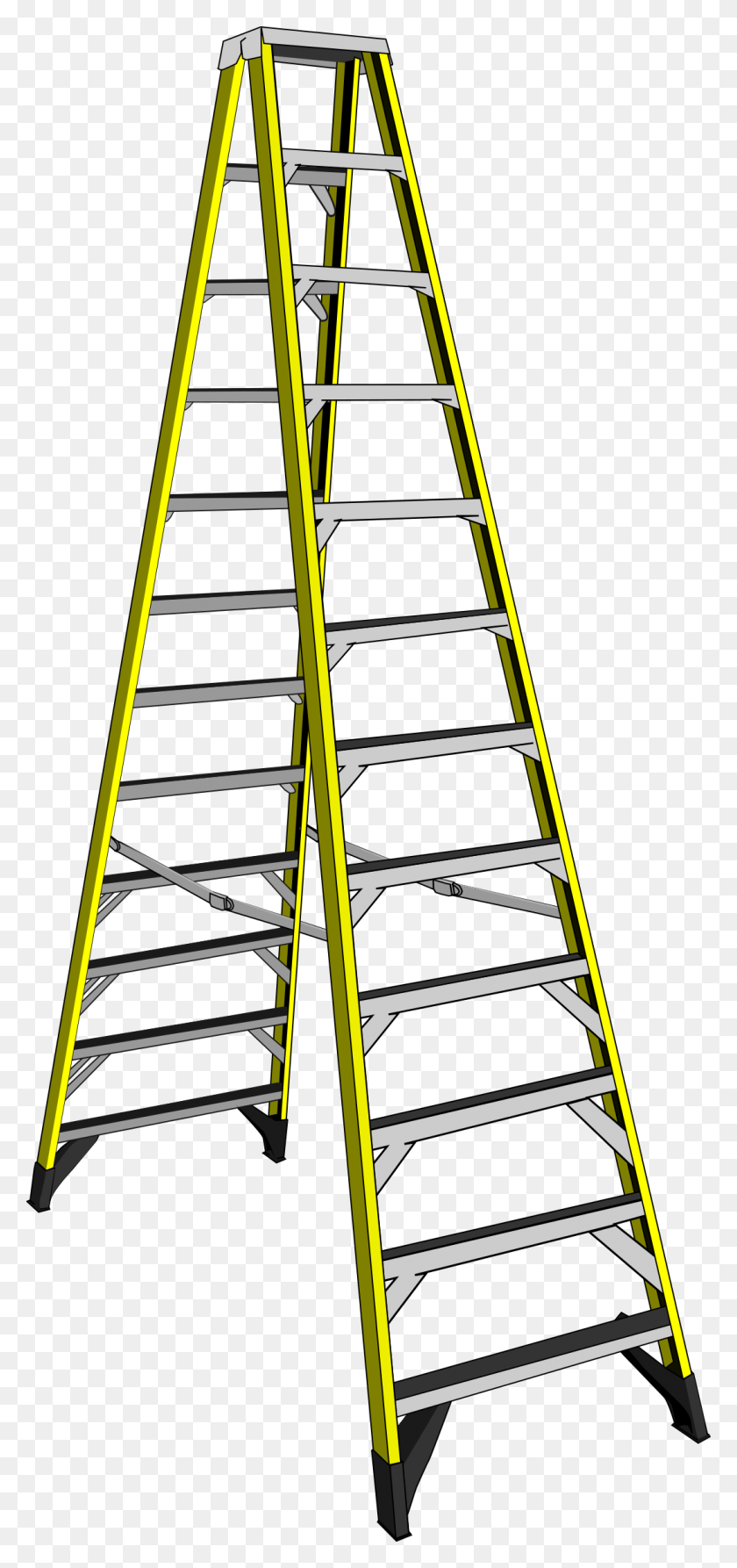 1084x2400 Large Yellow Ladder Icons Png - Ladder PNG