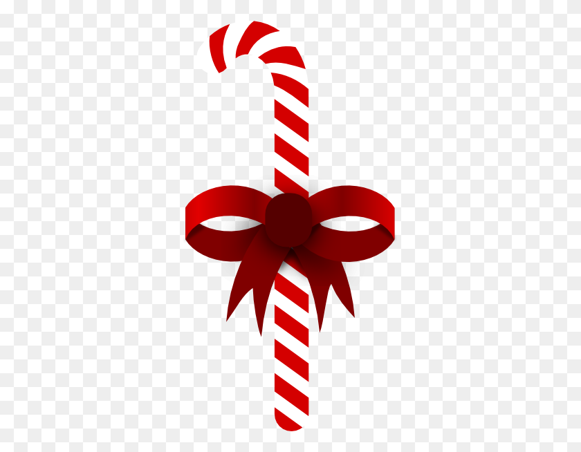 312x594 Larger Clipart Candy Cane - Cane Clipart
