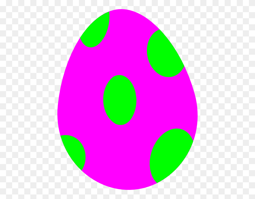 462x595 Larger Clipart Easter Egg - Big Small Clipart