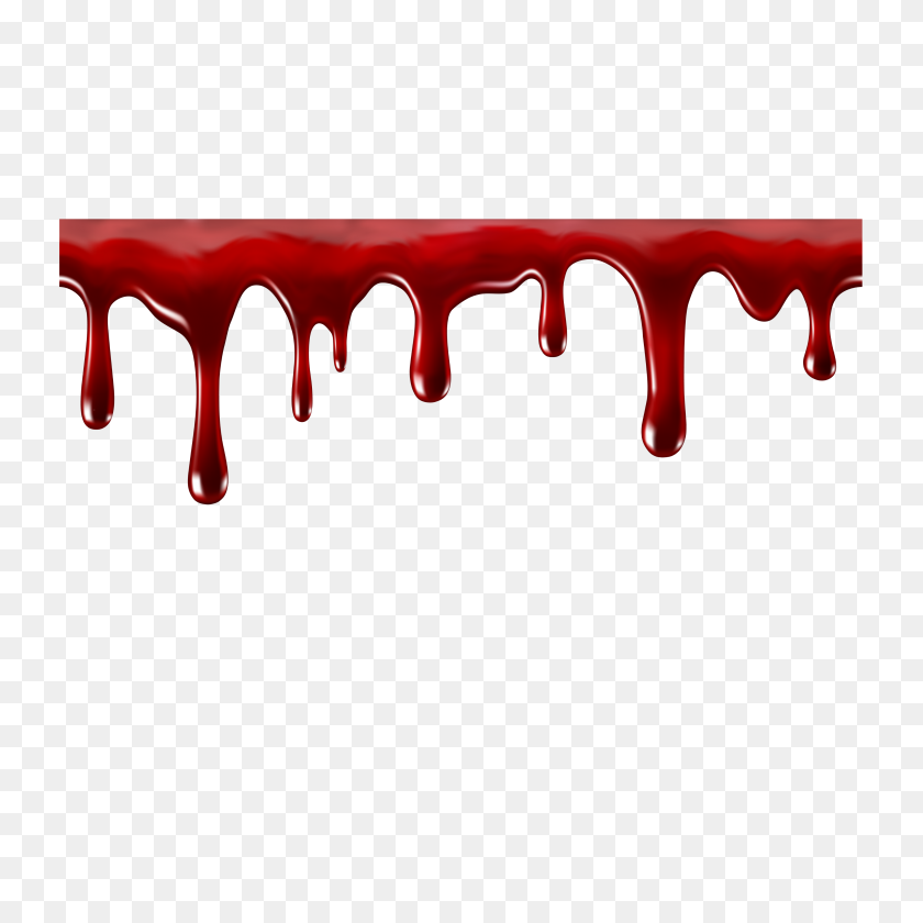 3464x3464 Largest Collection Of Free To Edit Drip Stickers - Blood Drip PNG