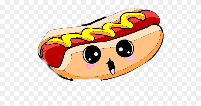 530x382 Largest Collection Of Free To Edit Hotdog Stickers - Hotdogs Clipart
