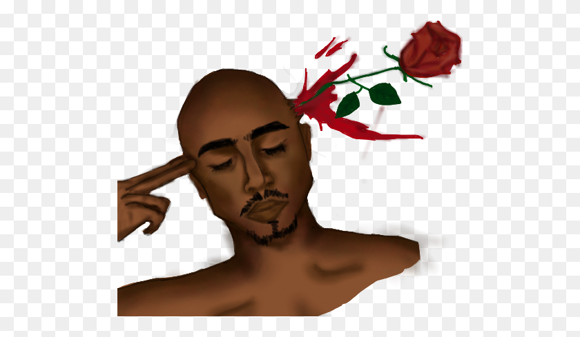 500x429 Largest Collection Of Free To Edit Images - Tupac PNG