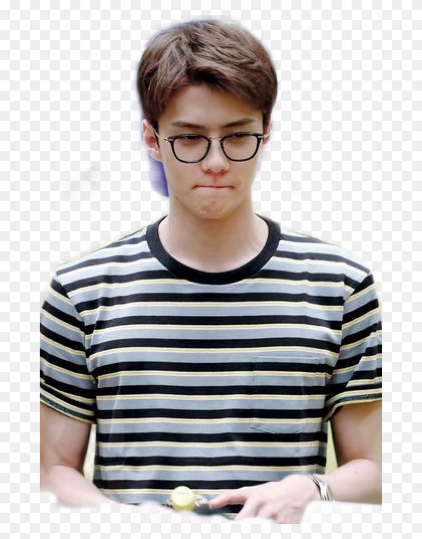 681x1012 Largest Collection Of Free To Edit Sehun Exo Stickers - Sehun PNG
