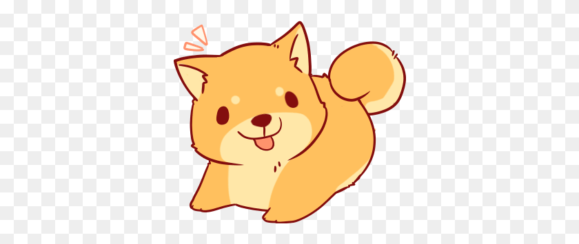 338x295 Largest Collection Of Free To Edit Shiba Inu Stickers - Shiba Inu Clipart