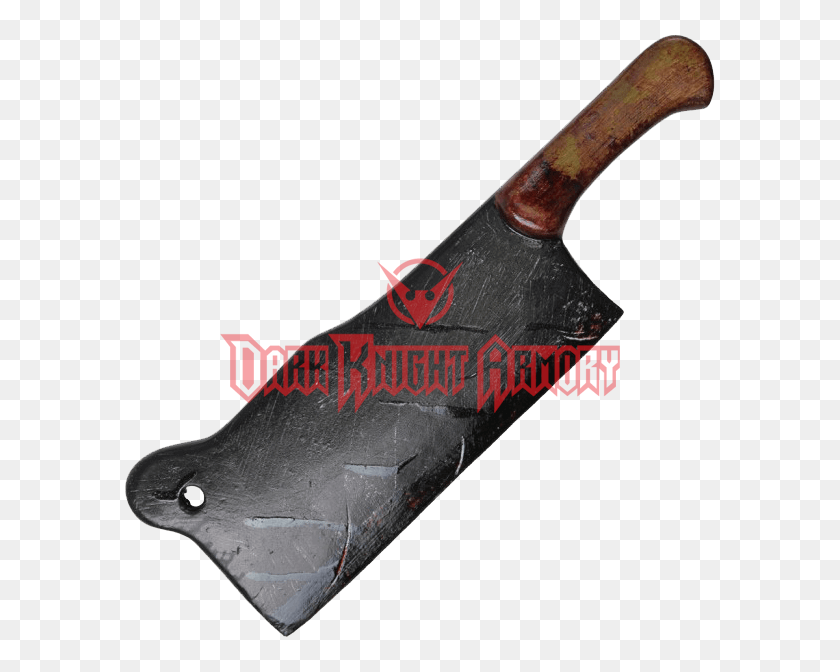 612x612 Larp Bloody Butchers Cleaver - Bloody Knife PNG