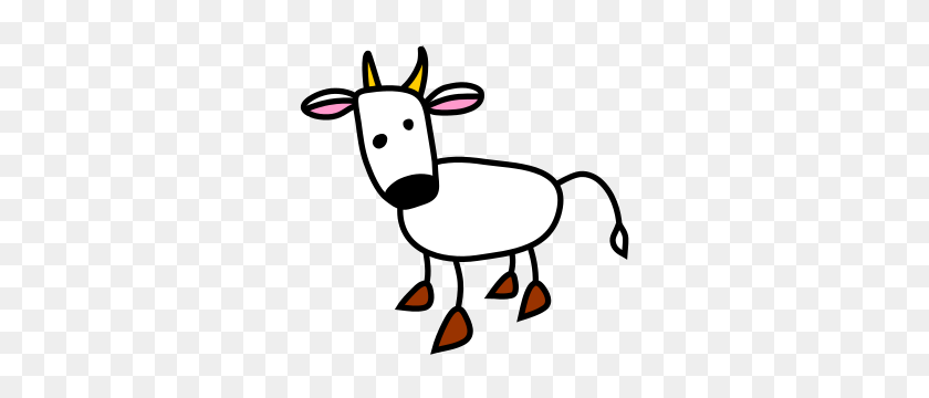 300x300 Larry The Cow - Cow Udder Clipart