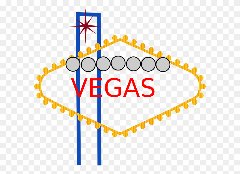 600x550 Las Vegas Clip Art Vegas Sign Free Download - Las Vegas PNG