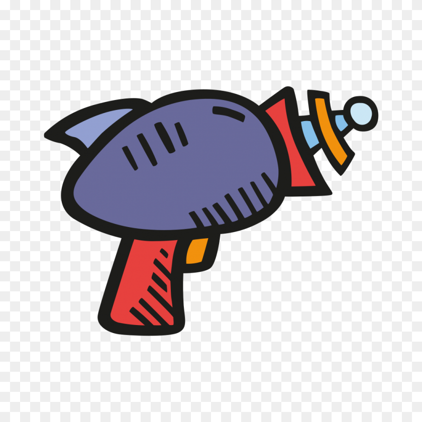 1024x1024 Значок Лазерного Пистолета Free Space Iconset Хорошие Вещи Без Ерунды - Мультфильм Пистолет Png