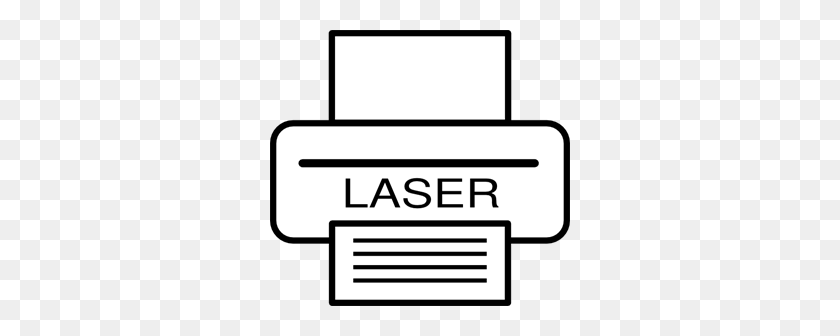 300x276 Лазерный Принтер Png Клипарт Для Интернета - Лазерный Png