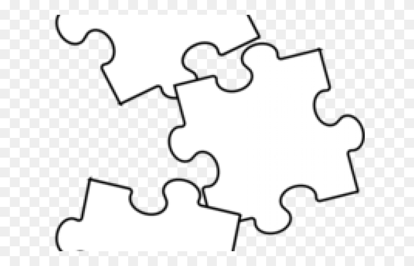 640x480 Latest Cliparts - Puzzle Clipart Black And White