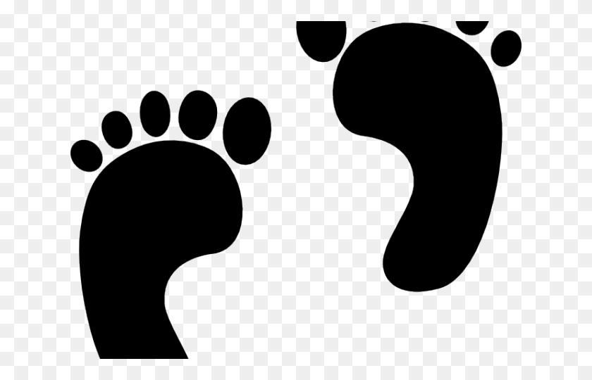 640x480 Latest Cliparts - Footprint Clipart Black And White