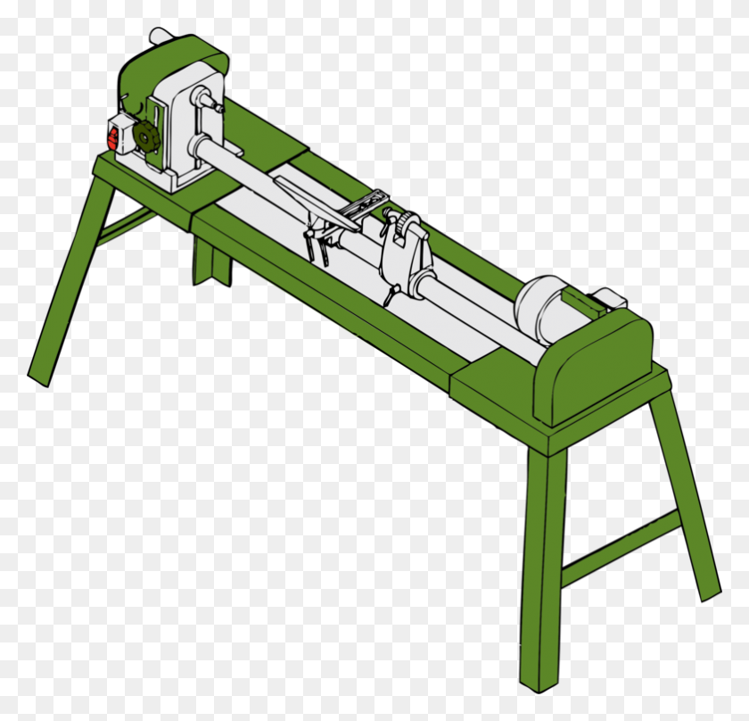 782x750 Lathe Turning Tool Workshop Carpenter - Woodworking Tools Clipart
