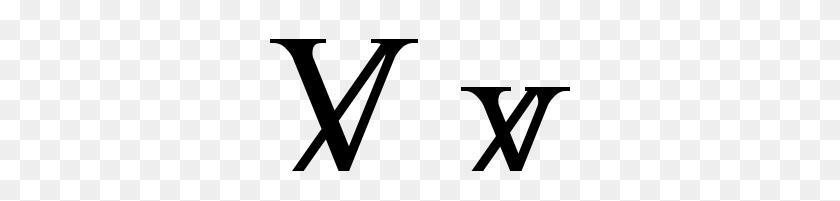 300x141 Latin Letter V With Diagonal Stroke - Letter V PNG