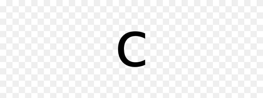256x256 Latin Small Letter C With Cedilla And Acute Smiley Face Unicode - Letter C Clipart Black And White