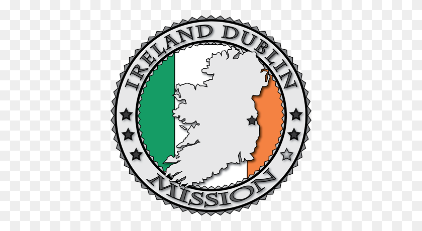 400x400 Imágenes Prediseñadas De Los Últimos Días Irlanda Dublín Lds Misión Bandera Recorte Mapa - Imágenes Prediseñadas Irlandesas Gratis