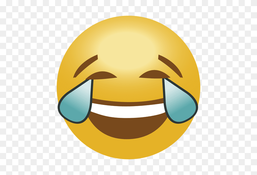 512x512 Risa Llorando Emoji Emoticon - Sonrisa Emoji Png