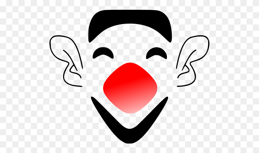 521x438 Laughing Clown Face Png Images - Laughing Face PNG
