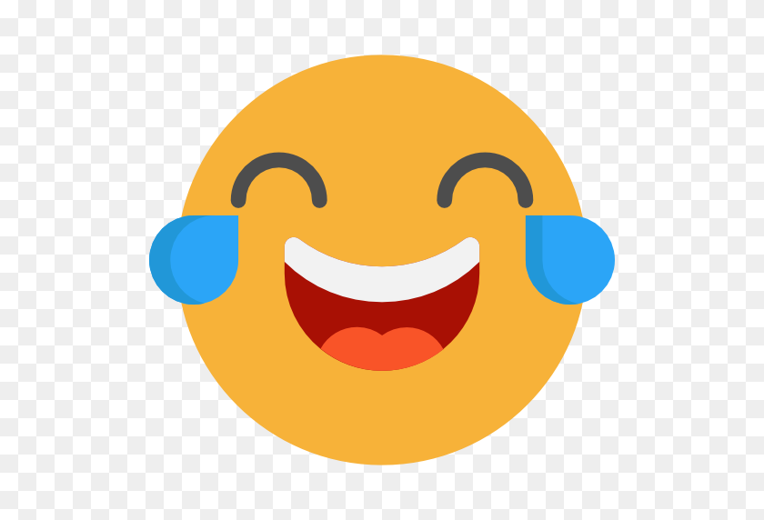 512x512 Laughing Emoji Free Cut Out - Laughing Emoji PNG