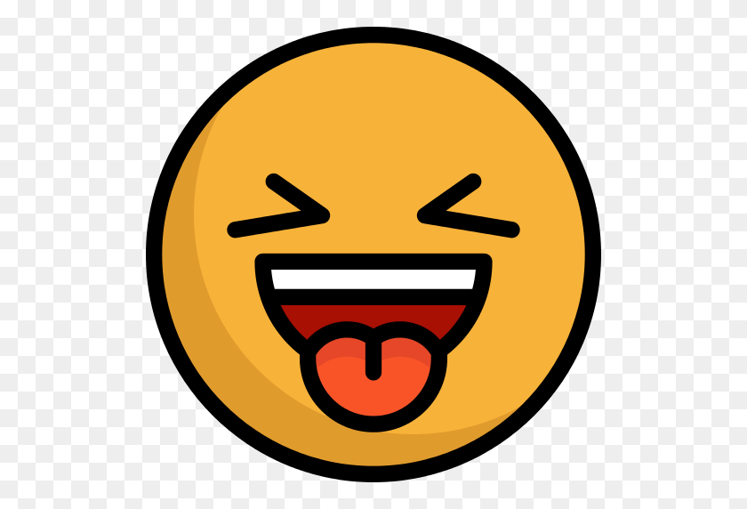 512x512 Riendo Emoji Icono Png - Emoji Riendo Png