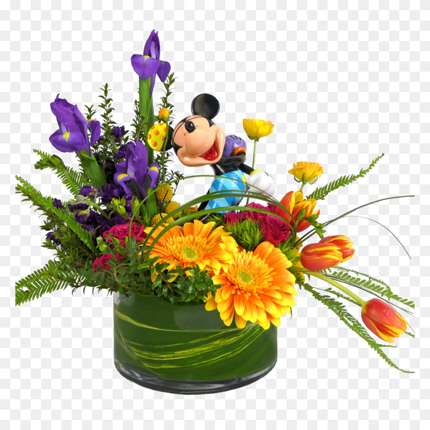 1024x1024 Laughing Mickey Mouse Bouquet - Bouquet PNG
