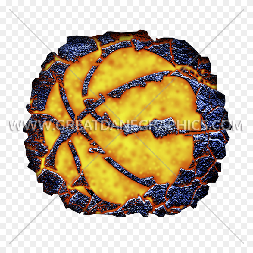 825x825 Lava Basketball Production Ready Artwork For T Shirt Printing - Lava PNG