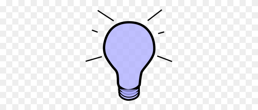 Lavendar Light Bulb Clip Art Crafts And Such Light - Lightbulb Clipart