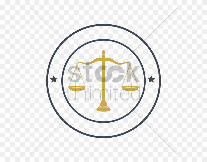 600x600 Закон Дизайн Логотипа Векторное Изображение - Справедливость Клипарт