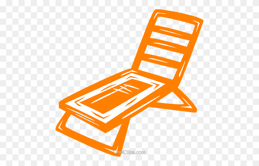 480x478 Lawn Chair Royalty Free Vector Clip Art Illustration - Lawn Chair Clipart