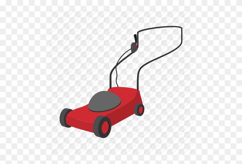 512x512 Lawn Mower Cartoon Free Download Clip Art - Push Mower Clipart