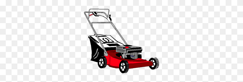 260x224 Lawn Mower Clipart - Lawnmowers Clipart