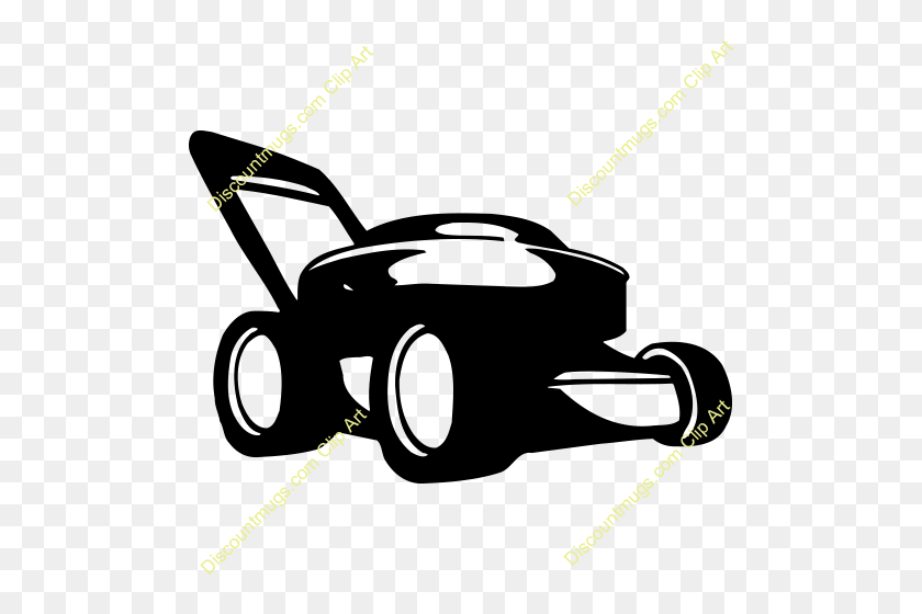 500x500 Lawn Mower Clipart Png, Rasentraktor Vektor Clipart Bild - Mower Clipart