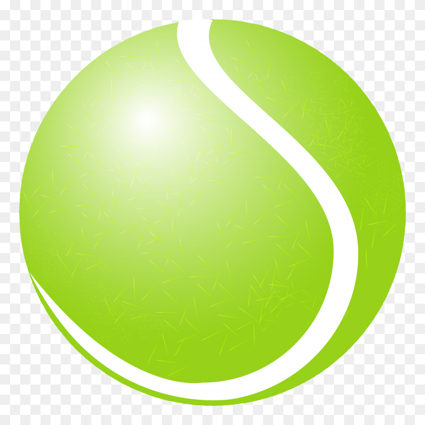 4000x4001 Lawn Tennis Ball Clipart Collection - Tennis Racket And Ball Clipart