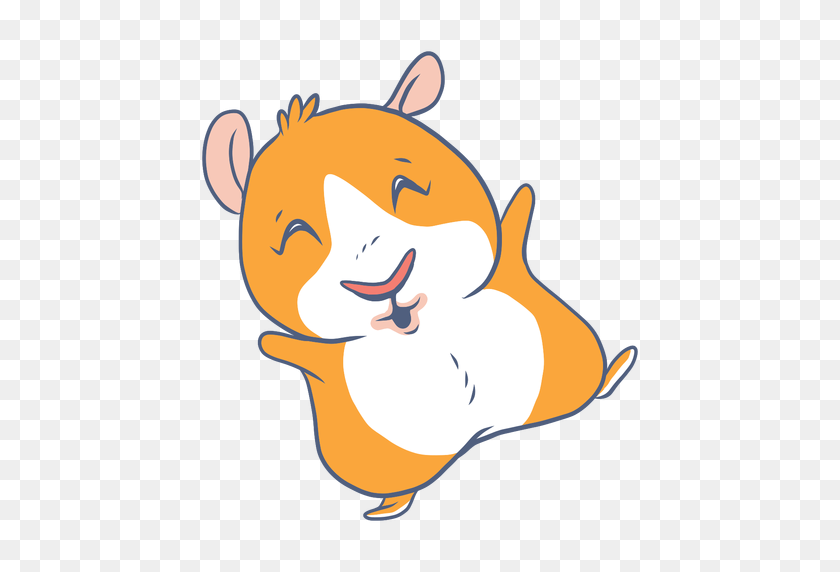 512x512 Lazy Guinea Pig Cartoon - Cartoon Butt PNG