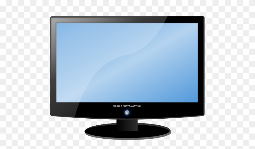 512x431 Lcd Widescreen Monitor Clipart - Screen PNG