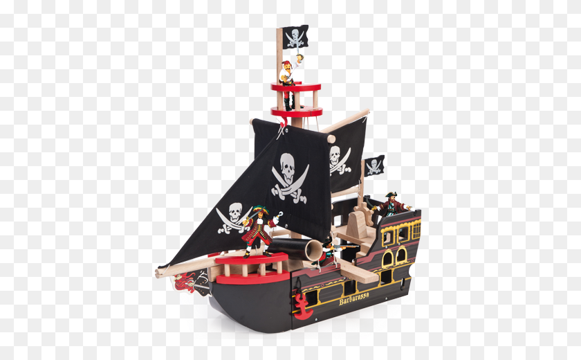 460x460 Le Toy Van Barco Pirata Años Encantados - Barco Pirata Png