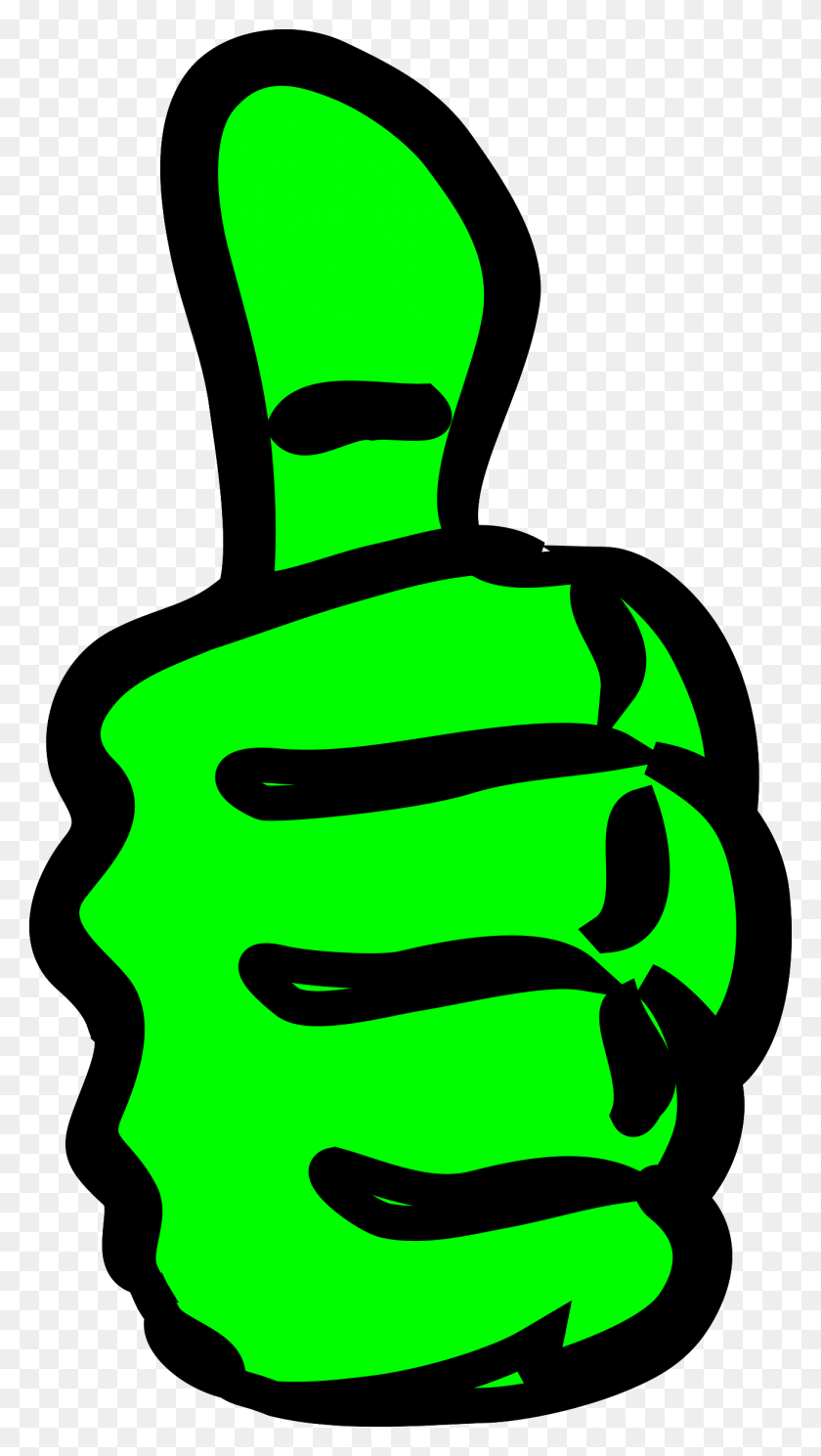 1310x2400 Leaf Clipart Thumb Signal Hand Thumbs Up Png - Right Hand Clipart