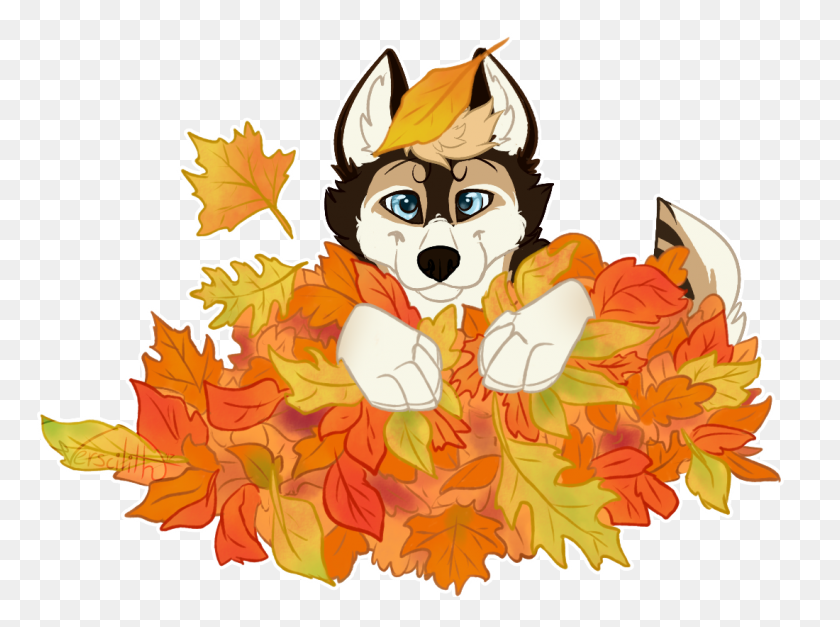 1100x800 Leaf Pile Ych - Pile Of Leaves Clipart