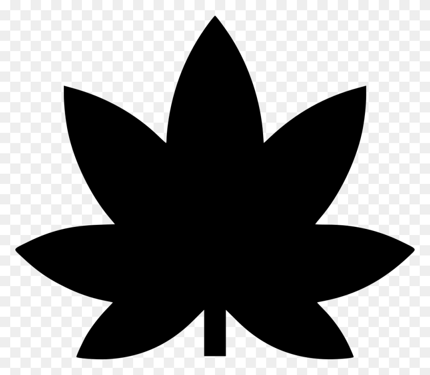 980x848 Hoja De La Planta De Cannabis Drogas Marihuana Medicinal Png Icon Free - Medical Png