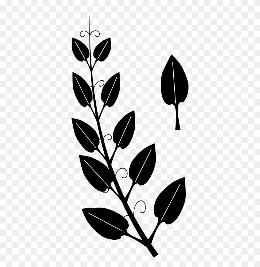 378x800 Leaf Vine Clip Art - Leaf Vine Clip Art