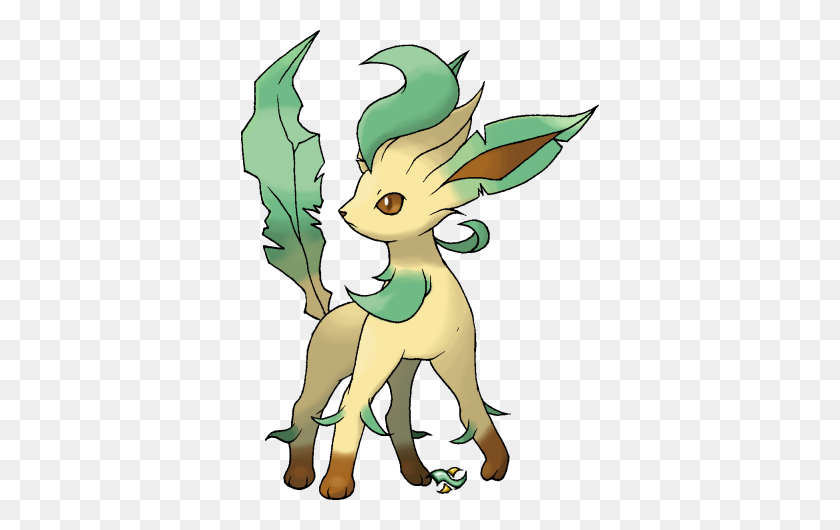 358x470 Leafeon - Leafeon PNG