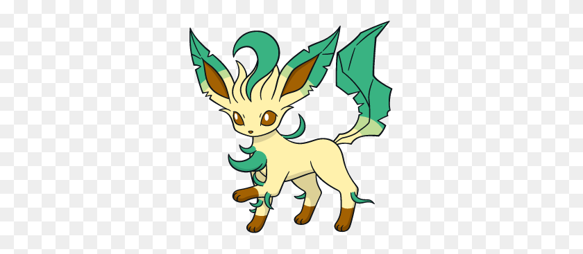 293x307 Leafeon Transparent Png Pictures - Eevee Clipart