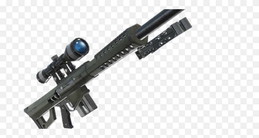 1200x600 Rifle De Francotirador Pesado Filtrado En 'Fortnite' Disparará A Través De Las Paredes - Fortnite Sniper Png