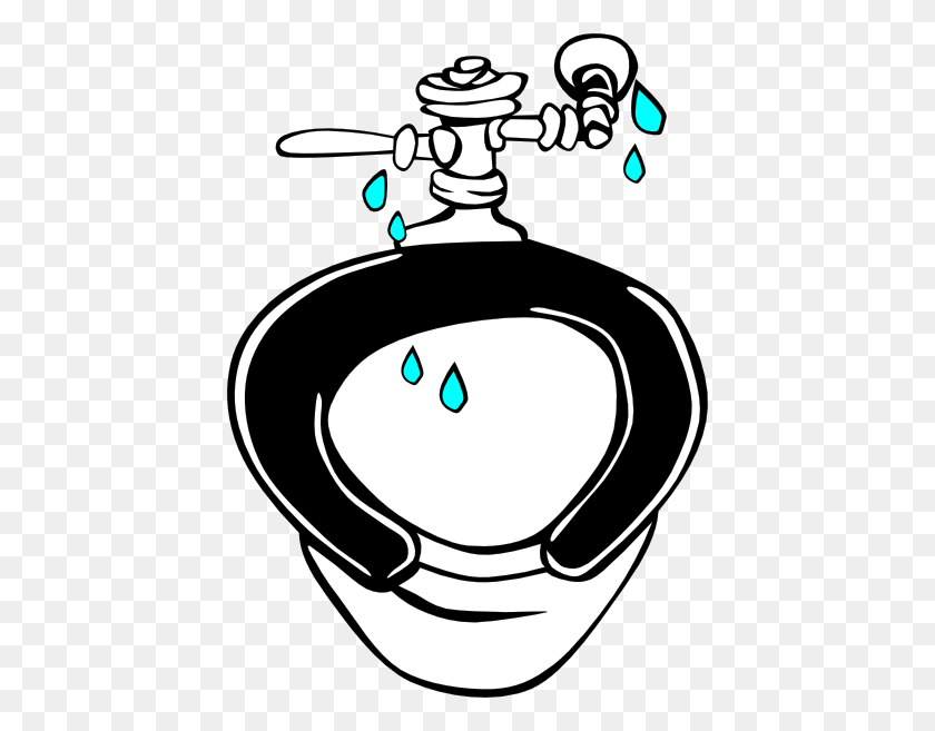 432x597 Leaking Toilet Clip Art - Toilet Bowl Clipart