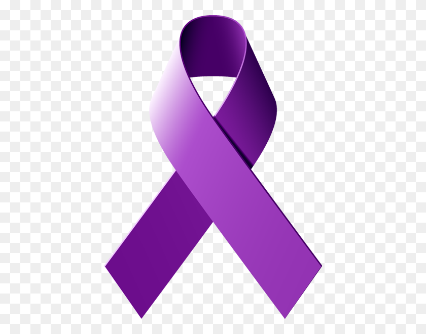 430x600 Learn What A Purple Awareness Ribbon Represents About Me - Domestic Violence Ribbon Clipart