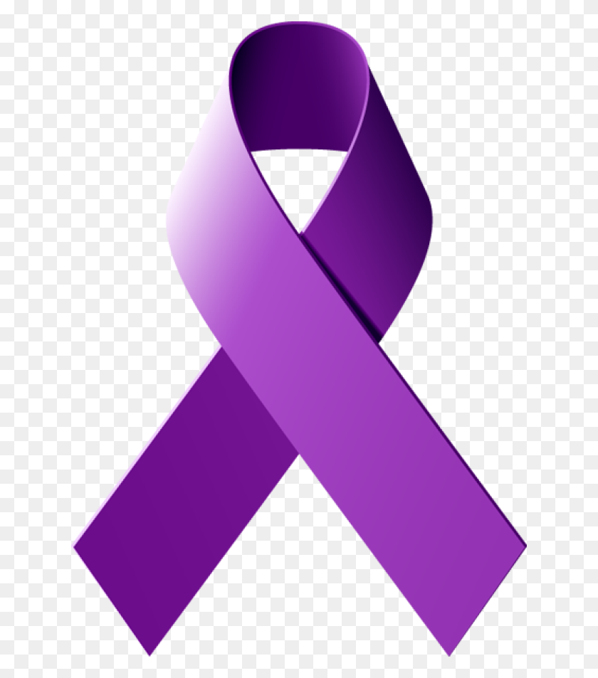 640x893 Learn What A Purple Awareness Ribbon Represents Artistically - Breast Cancer Ribbon PNG