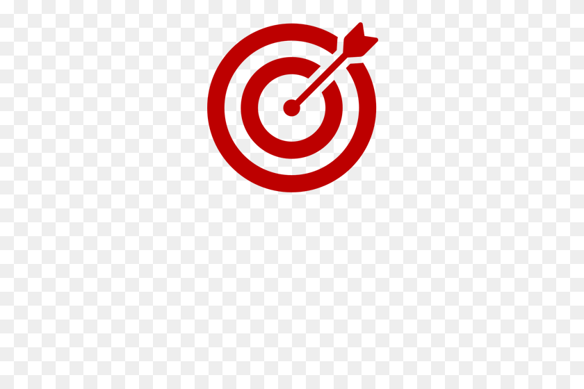 250x500 Aprendizaje Objetivo Clipart - Learning Target Clipart