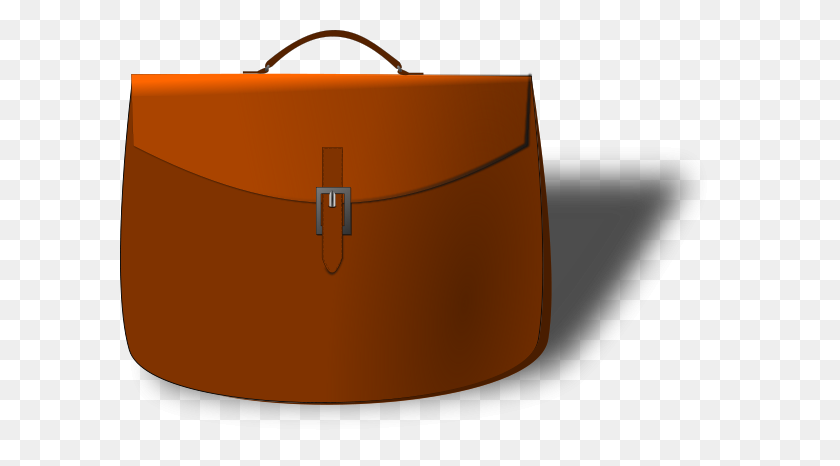 600x406 Leather Brief Case Png Clip Arts For Web - Leather Clipart