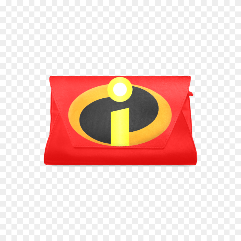 800x800 Leather Designer Clutch Bag With The Incredibles Logo Psylockebags - Incredibles Logo PNG
