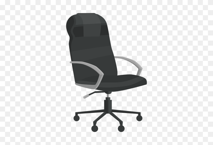 512x512 Leather Office Chair Clipart - Office Chair Clipart
