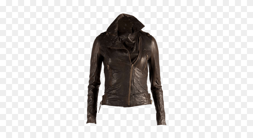 400x400 Leather Women Jacket Transparent Png - Jacket PNG